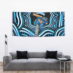 Adelaide Strikers Cricket Tapestry Australian Cricket Mascot - Modern Indigenous Style