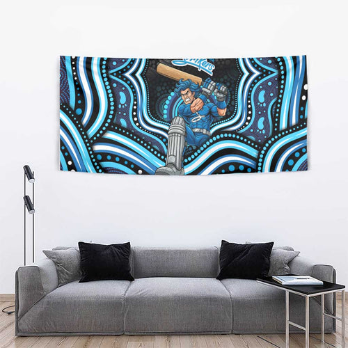 Adelaide Strikers Cricket Tapestry Australian Cricket Mascot - Modern Indigenous Style