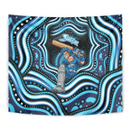Adelaide Strikers Cricket Tapestry Australian Cricket Mascot - Modern Indigenous Style