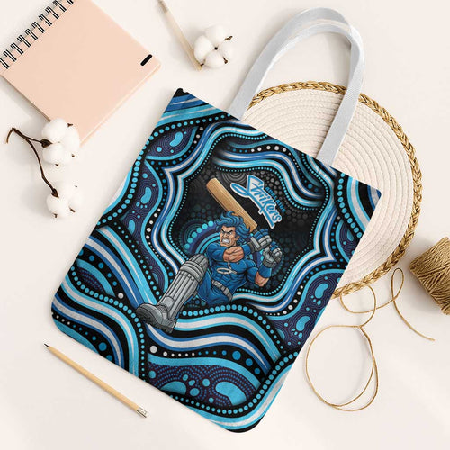 Adelaide Strikers Cricket Tote Bag Australian Cricket Mascot - Modern Indigenous Style