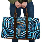Adelaide Strikers Cricket Travel Bag Australian Cricket Mascot - Modern Indigenous Style