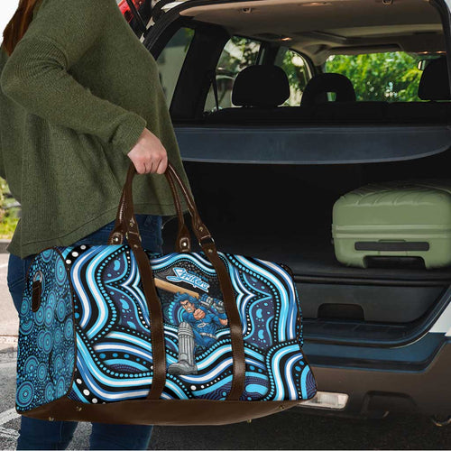 Adelaide Strikers Cricket Travel Bag Australian Cricket Mascot - Modern Indigenous Style