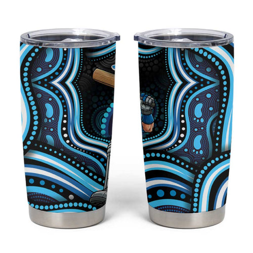 Adelaide Strikers Cricket Tumbler Cup Australian Cricket Mascot - Modern Indigenous Style