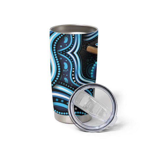 Adelaide Strikers Cricket Tumbler Cup Australian Cricket Mascot - Modern Indigenous Style