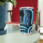 Adelaide Strikers Cricket Tumbler Cup Australian Cricket Mascot - Modern Indigenous Style