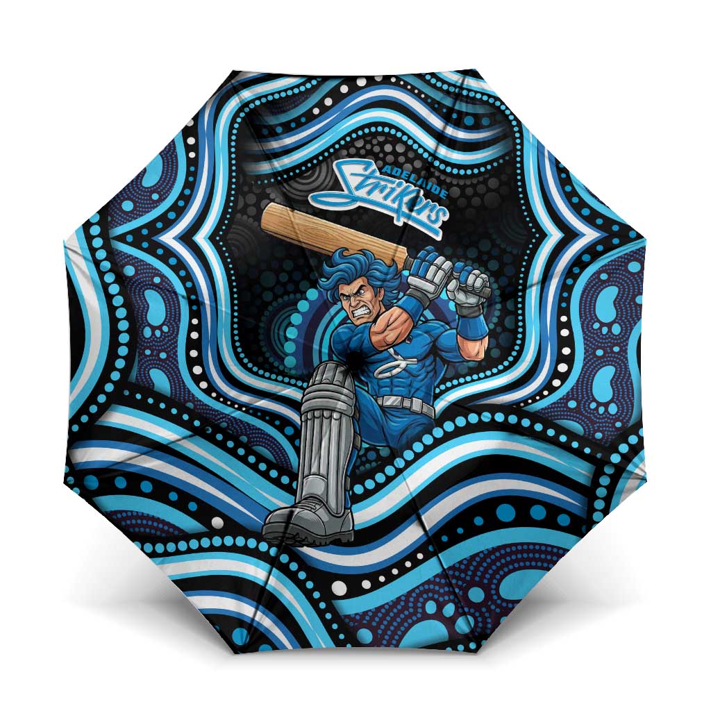 Adelaide Strikers Cricket Umbrella Australian Cricket Mascot - Modern Indigenous Style