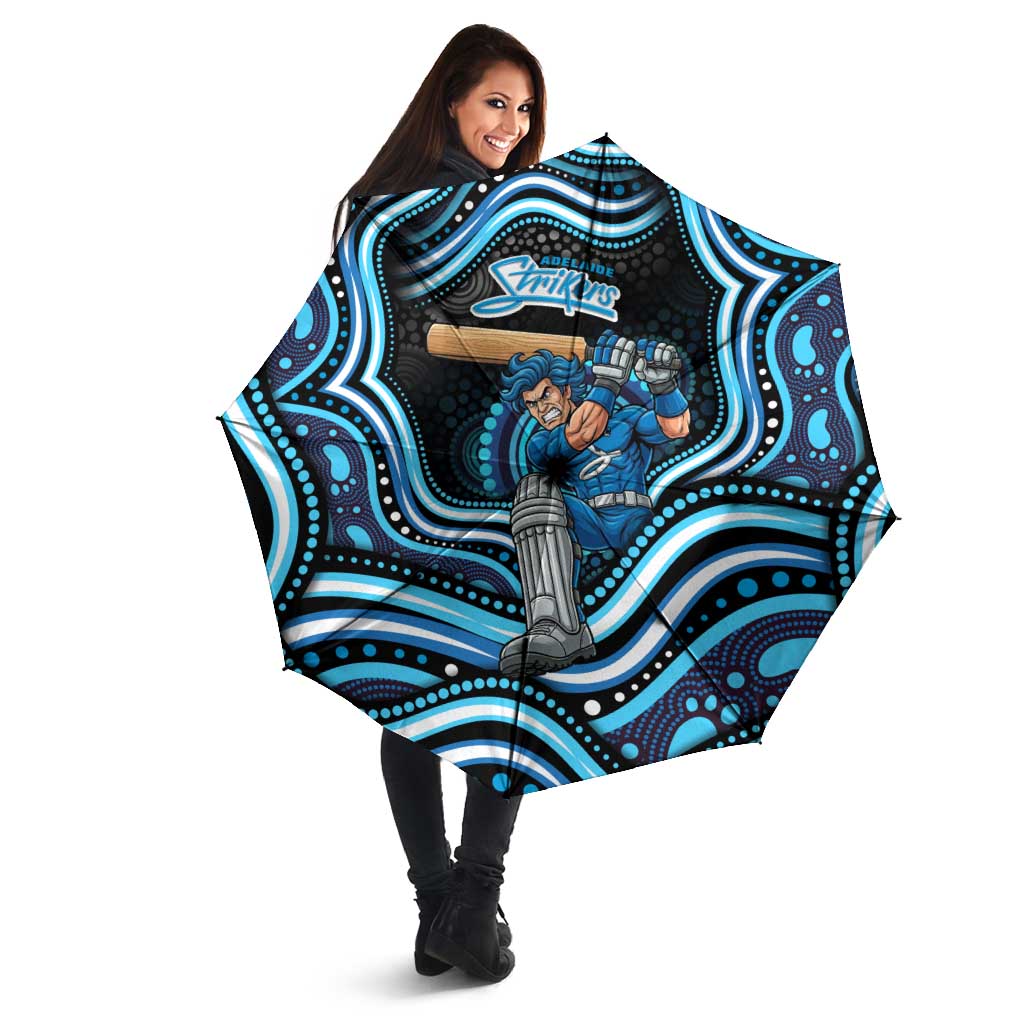 Adelaide Strikers Cricket Umbrella Australian Cricket Mascot - Modern Indigenous Style
