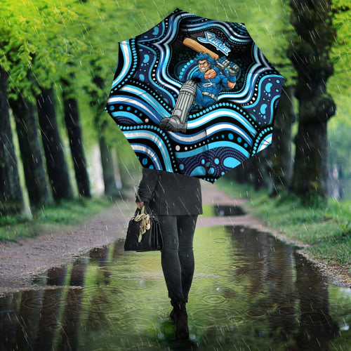 Adelaide Strikers Cricket Umbrella Australian Cricket Mascot - Modern Indigenous Style