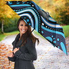 Adelaide Strikers Cricket Umbrella Australian Cricket Mascot - Modern Indigenous Style