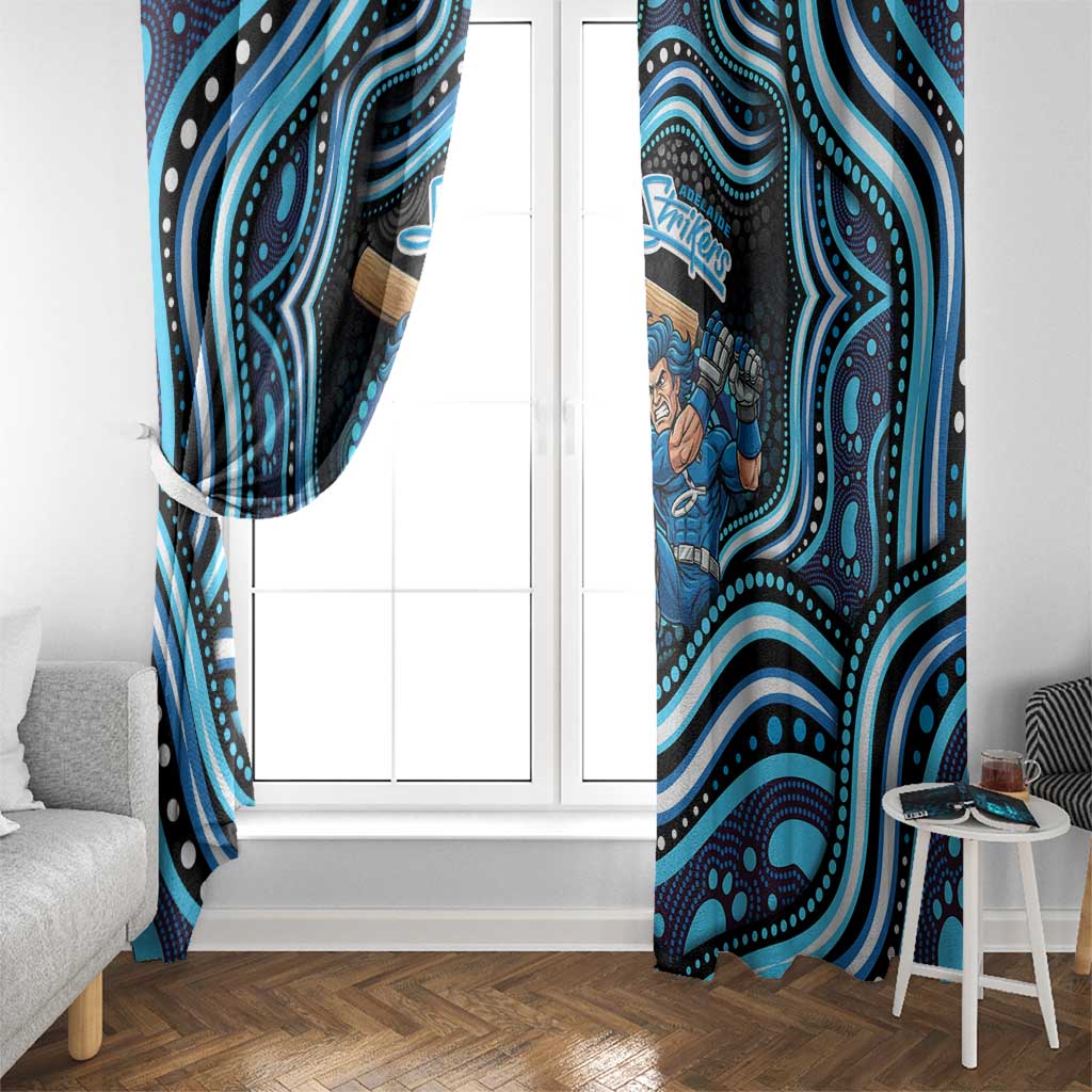 Adelaide Strikers Cricket Window Curtain Australian Cricket Mascot - Modern Indigenous Style