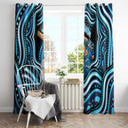 Adelaide Strikers Cricket Window Curtain Australian Cricket Mascot - Modern Indigenous Style