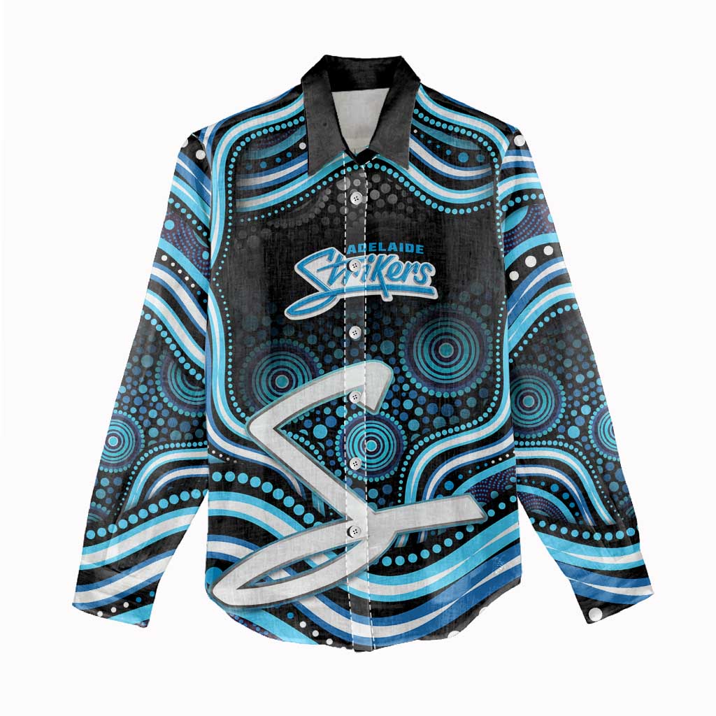Adelaide Strikers Cricket Women Casual Shirt Australian Cricket Mascot - Modern Indigenous Style