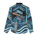 Adelaide Strikers Cricket Women Casual Shirt Australian Cricket Mascot - Modern Indigenous Style