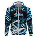 Adelaide Strikers Cricket Zip Hoodie Australian Cricket Mascot - Modern Indigenous Style
