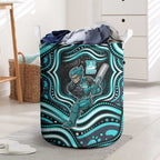 Brisbane Heat Cricket Laundry Basket Australian Cricket Mascot - Modern Indigenous Style