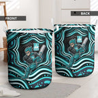Brisbane Heat Cricket Laundry Basket Australian Cricket Mascot - Modern Indigenous Style