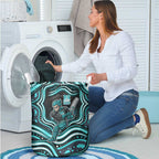 Brisbane Heat Cricket Laundry Basket Australian Cricket Mascot - Modern Indigenous Style