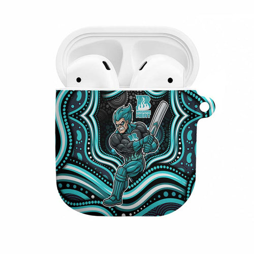 Brisbane Heat Cricket AirPods Case Australian Cricket Mascot - Modern Indigenous Style