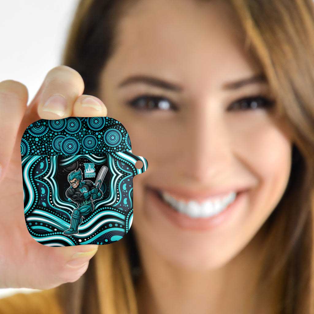 Brisbane Heat Cricket AirPods Case Australian Cricket Mascot - Modern Indigenous Style