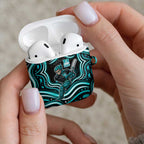 Brisbane Heat Cricket AirPods Case Australian Cricket Mascot - Modern Indigenous Style