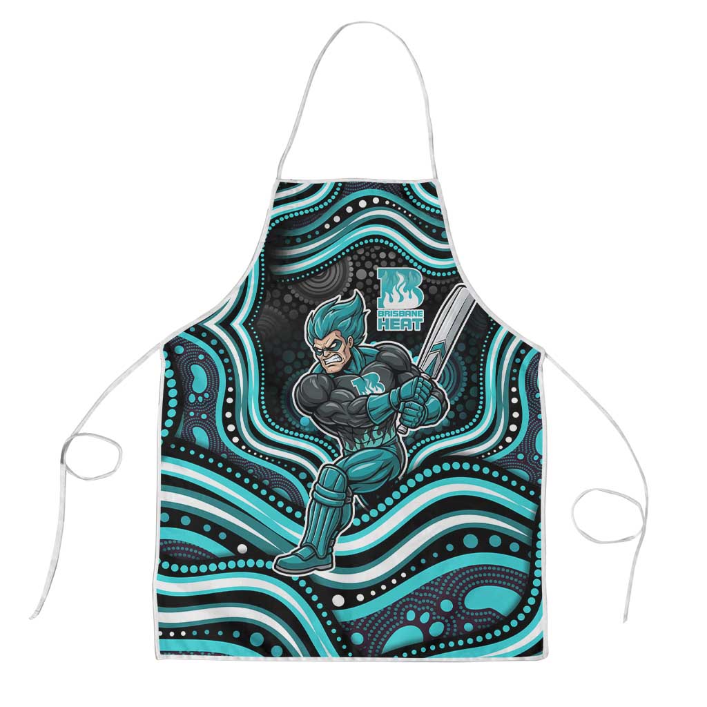 Brisbane Heat Cricket Apron Australian Cricket Mascot - Modern Indigenous Style