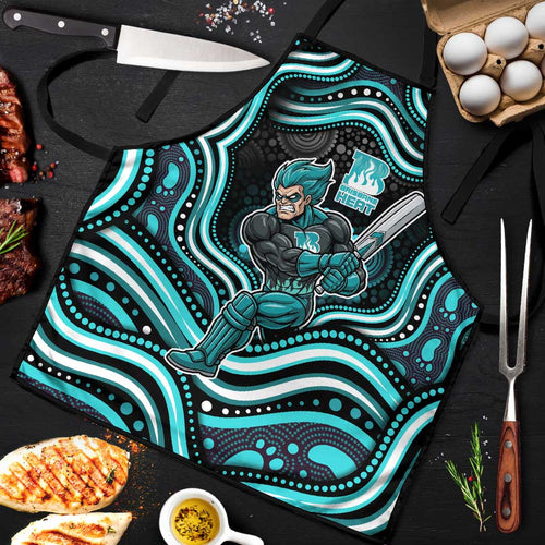 Brisbane Heat Cricket Apron Australian Cricket Mascot - Modern Indigenous Style