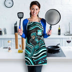 Brisbane Heat Cricket Apron Australian Cricket Mascot - Modern Indigenous Style