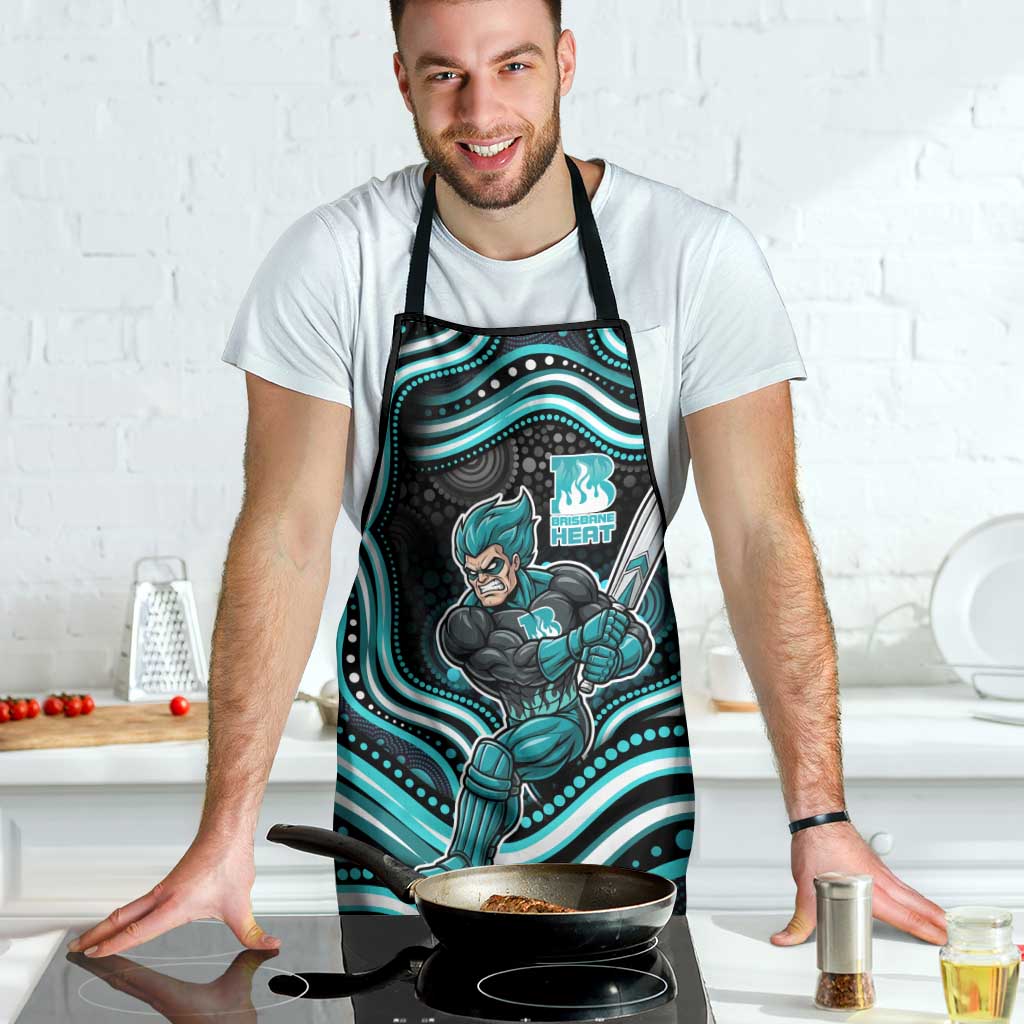 Brisbane Heat Cricket Apron Australian Cricket Mascot - Modern Indigenous Style