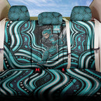 Brisbane Heat Cricket Back Car Seat Cover Australian Cricket Mascot - Modern Indigenous Style