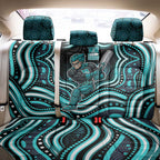 Brisbane Heat Cricket Back Car Seat Cover Australian Cricket Mascot - Modern Indigenous Style