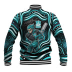 Brisbane Heat Cricket Baseball Jacket Australian Cricket Mascot - Modern Indigenous Style