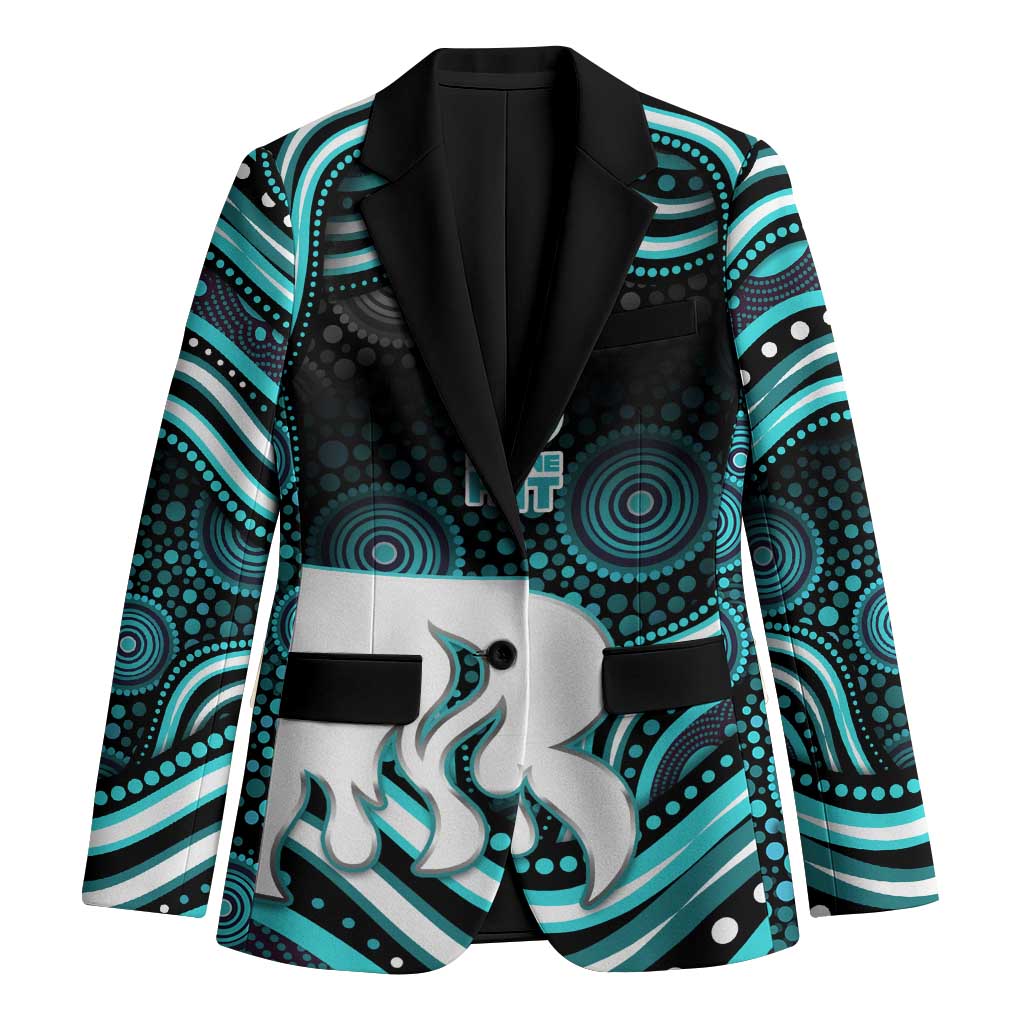 Brisbane Heat Cricket Blazer Australian Cricket Mascot - Modern Indigenous Style