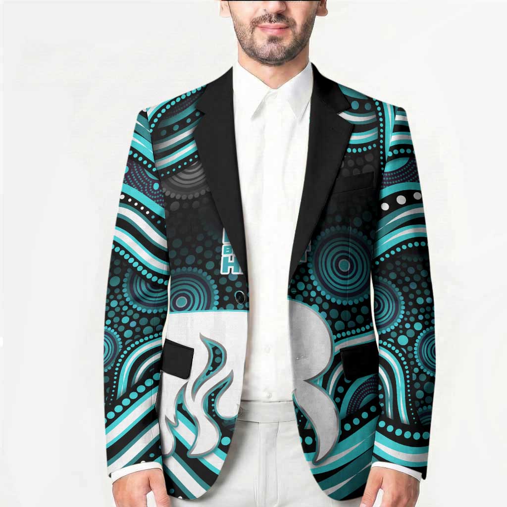Brisbane Heat Cricket Blazer Australian Cricket Mascot - Modern Indigenous Style