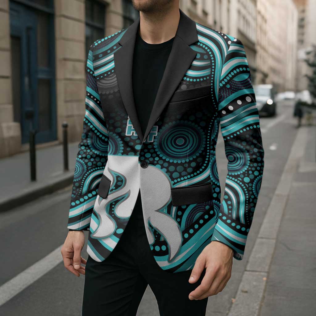 Brisbane Heat Cricket Blazer Australian Cricket Mascot - Modern Indigenous Style