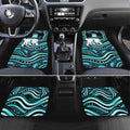 Brisbane Heat Cricket Car Mats Australian Cricket Mascot - Modern Indigenous Style