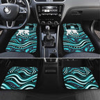 Brisbane Heat Cricket Car Mats Australian Cricket Mascot - Modern Indigenous Style