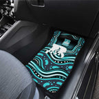Brisbane Heat Cricket Car Mats Australian Cricket Mascot - Modern Indigenous Style