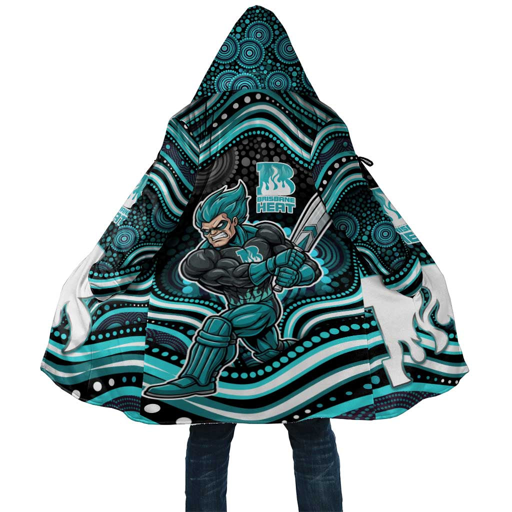 Brisbane Heat Cricket Cloak Australian Cricket Mascot - Modern Indigenous Style