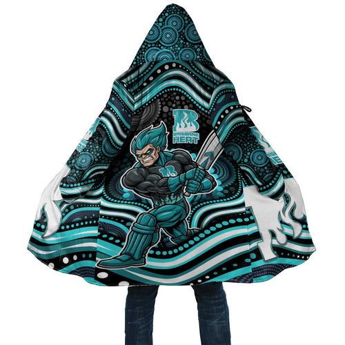 Brisbane Heat Cricket Cloak Australian Cricket Mascot - Modern Indigenous Style