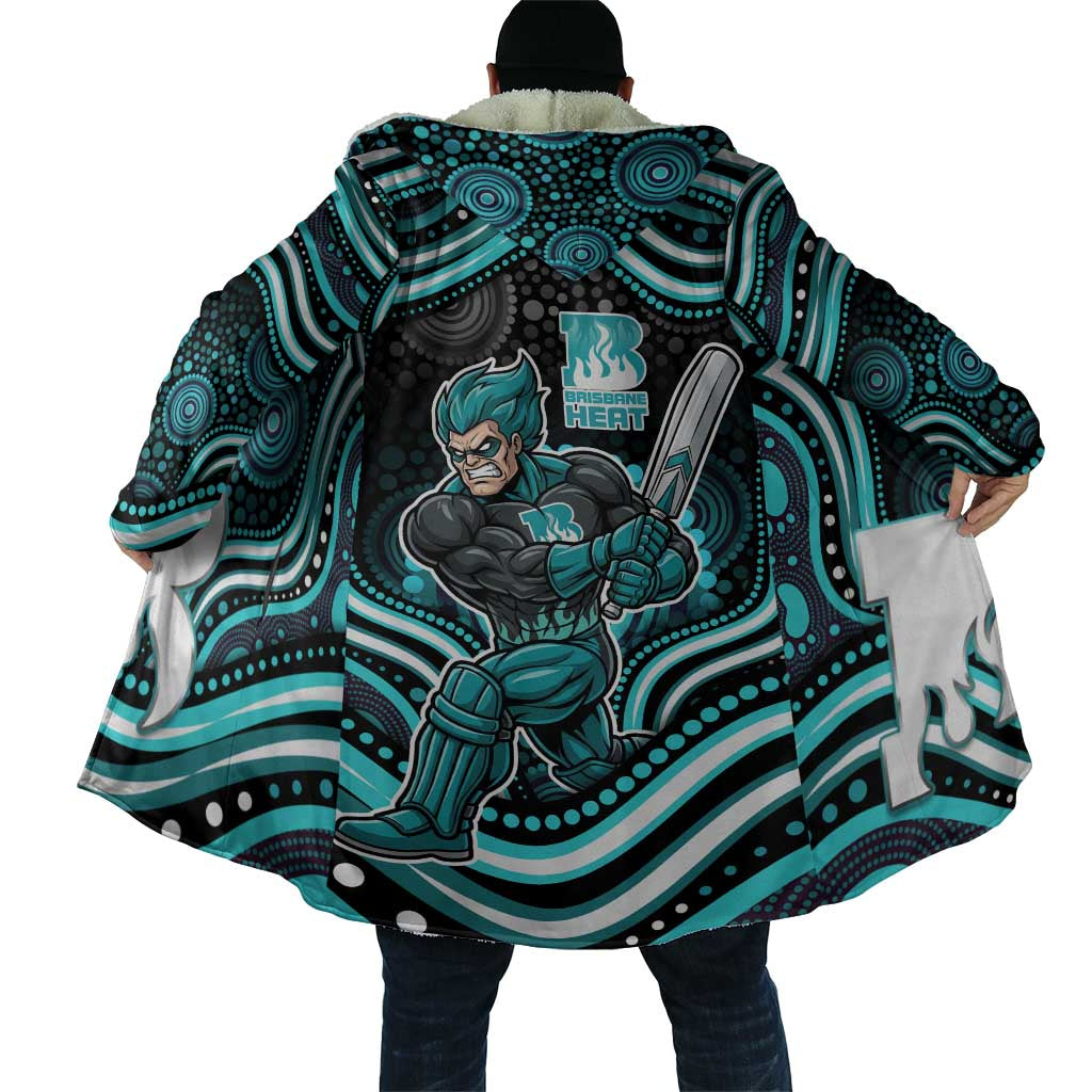Brisbane Heat Cricket Cloak Australian Cricket Mascot - Modern Indigenous Style