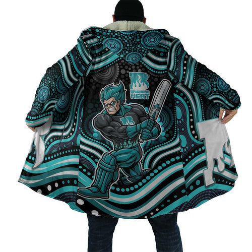 Brisbane Heat Cricket Cloak Australian Cricket Mascot - Modern Indigenous Style