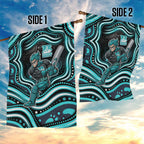 Brisbane Heat Cricket Garden Flag Australian Cricket Mascot - Modern Indigenous Style