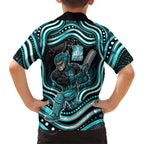 Brisbane Heat Cricket Hawaiian Shirt Australian Cricket Mascot - Modern Indigenous Style
