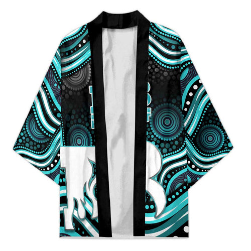 Brisbane Heat Cricket Kimono Australian Cricket Mascot - Modern Indigenous Style