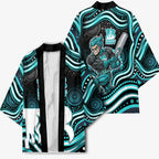 Brisbane Heat Cricket Kimono Australian Cricket Mascot - Modern Indigenous Style