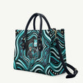 Brisbane Heat Cricket Leather Bag Australian Cricket Mascot - Modern Indigenous Style