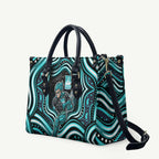 Brisbane Heat Cricket Leather Bag Australian Cricket Mascot - Modern Indigenous Style