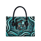 Brisbane Heat Cricket Leather Bag Australian Cricket Mascot - Modern Indigenous Style