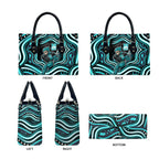 Brisbane Heat Cricket Leather Bag Australian Cricket Mascot - Modern Indigenous Style