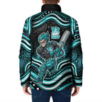 Brisbane Heat Cricket Padded Jacket Australian Cricket Mascot - Modern Indigenous Style